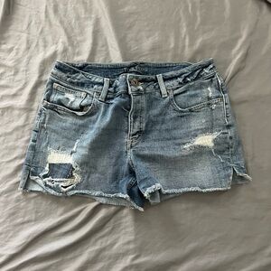 Women's Blue Denim Maurice Shorts 2/$20